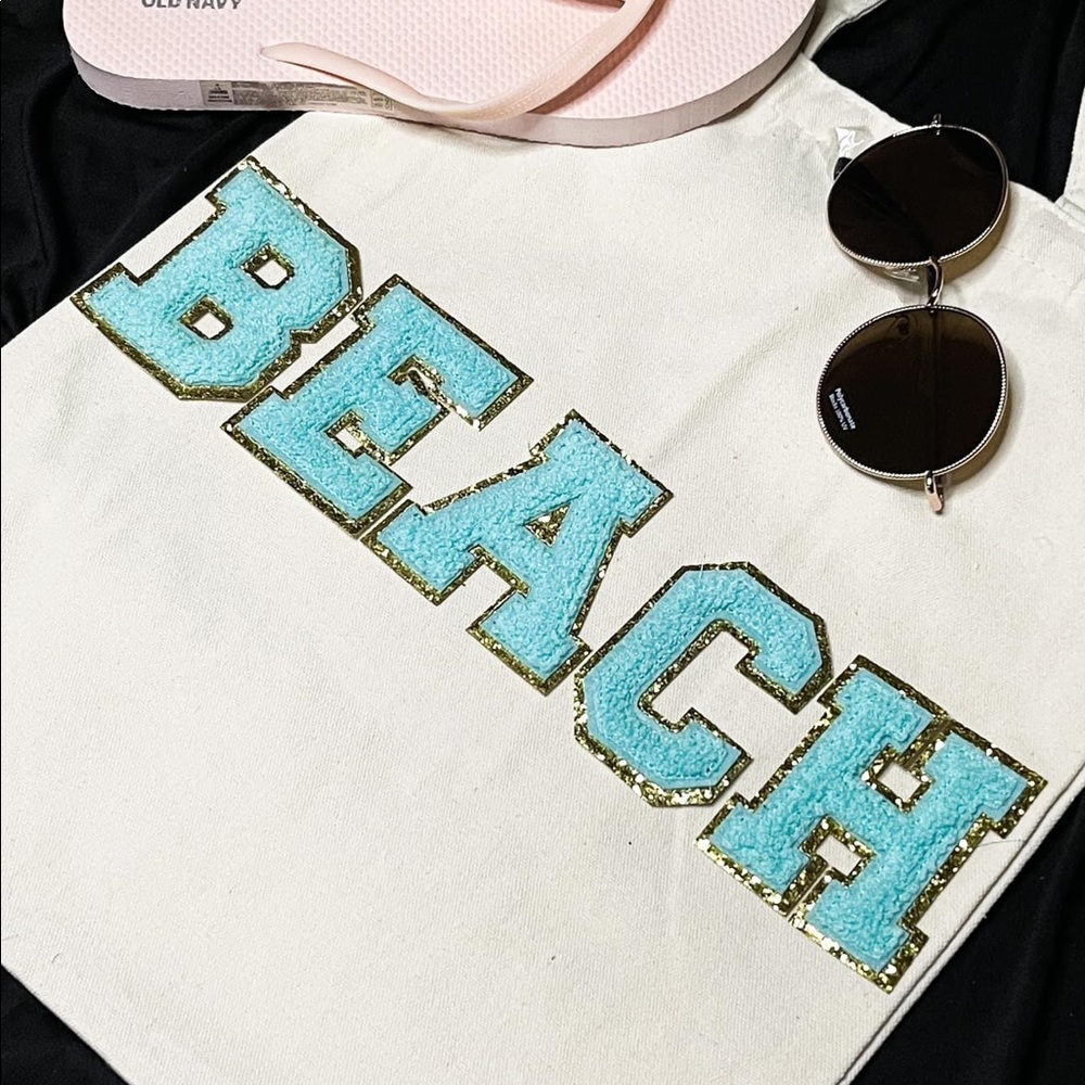 Beach canvas bags 😍
